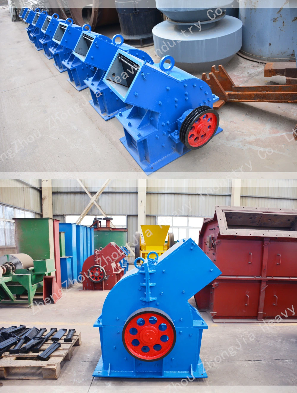 Energy Saving Stone Hammer Crusher with Hopper Feeder