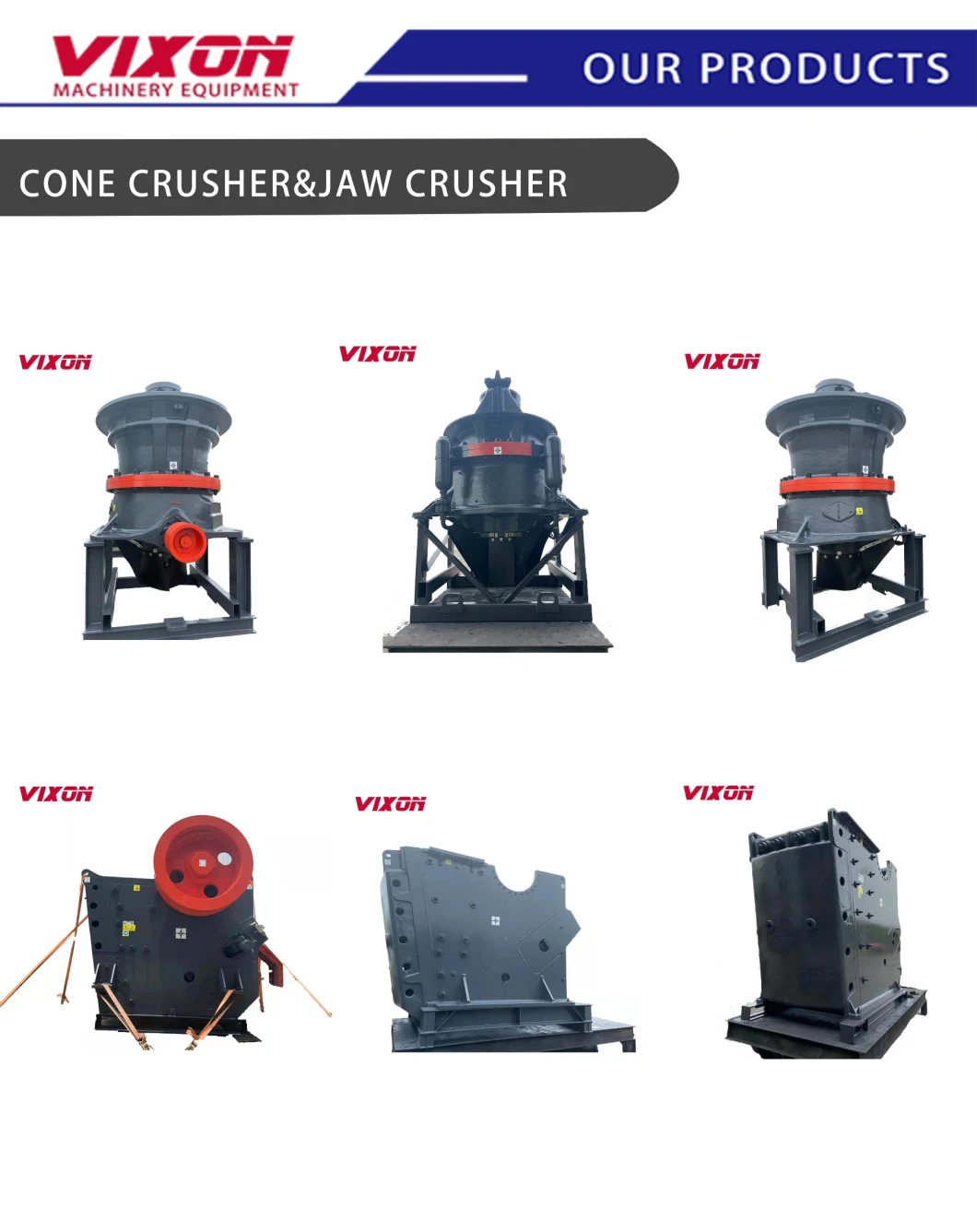 Vixon Cone Crusher Vih/Vis Series Single Cylinder Hydraulic